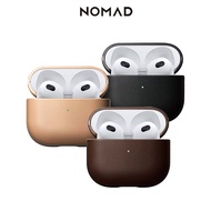 美國NOMAD AirPods (第3代)專用皮革保護收納盒棕色