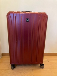 旅行,移民 必備 ,少有紅色全新膠紙未撕,4轆31吋 Brand new Delsey Luggage 旅行喼