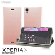 Metal-Slim Sony Xperia X Performance 原廠皮料站立皮套