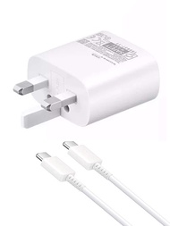 1入組25W快速充電器頭和1入組Type-C數據線