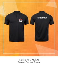 KAOS POLO BERKERAH SH WINONGO LOGO DEPAN BELAKANG PENCAK SILAT