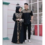 Gamis Batik Kombinasi Polos Terbaru 2022 Modern Couple Baju Muslim Pasangan Berkualitas Murah Busana Muslim Pasangan Gamis Set Baju Pasangan Baju Pasangan Suami Istri Terbaru Gamis Cople Pasangan Suami Istri Couple Pasangan Couple Suami Istri Batik Irwans