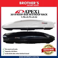 APEXI 3019 ROOF BOX (1.78X0.75X0.32) 420L Storage Universal ABS Car Roof Cargo Box Carrier (WITHOUT RACK)