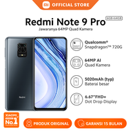 Xiaomi Redmi Note 9 Pro 6GB+64GB Snapdragon720G 64MP QuadKamera 5020mAh 6.67 inc FHD+ Garansi Resmi