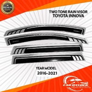 Toyota Innova Two Tone Rain Visor (2016-2021)