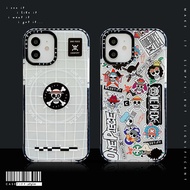 Ready Stock Casetify【One Piece】Soft Silicone TPU Case iPhone For 13 Pro Max 12 11 Pro Max XR X XS MAX 7/8 Plus SE2020 TPU Fashion Art Cartoon Shockproof Transparent Cover