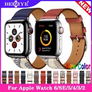 สายหนังห่วงกีฬาสำหรับ for Apple Watch SE 6 5 4 Series 40mm Band สำหรับ apple watch 40mm 38mm Series 6/SE/5/4/3/2/1