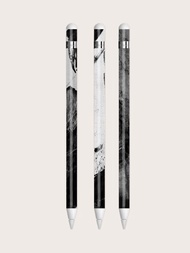 3pcs Ink Painting Apple Pencil Sticker