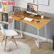 【Incare】簡約圓角弧形鋼木電腦桌書桌(120*60*75cm)