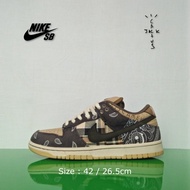 Sepatu Nike SB Dunk Low x Travis Scott Second Original - Size 42