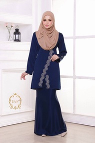 (XS - 5XL) Deluna exclusive kurung plus size nikah tunang bridesmaid annual dinner baju pengantin sanding pengapit kurung raya 2022 murah
