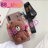 SOFT CASE KARAKTER DISNEY DOMPET KOIN + GANTUNGAN TALI HP OPPO A54
