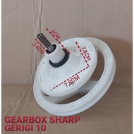 gearbox mesin cuci sharp 2 tabung