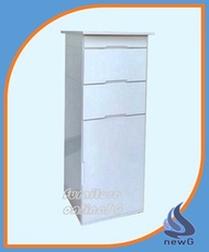 M1642 - New Modular Design Altar Table / Cabinet - Full White (Gloss)