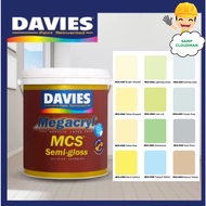 Davies Megacryl Semi-Gloss Latex Paint 4 Liters Premium Gallon Size Water based MCS Colors