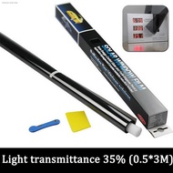Selling 1 Roll 0.5X3M Kereta Window Tint Filem for Car Solar Protect Tinted Film(Transmisi Cahaya 35%) Hitam