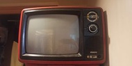 三洋SANYO  70年代14吋鲜红色電視機