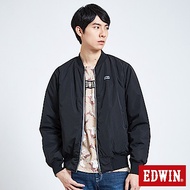 EDWIN 潮流機能 雙面穿反光舖棉外套-男-黑色