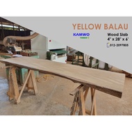 Balau Wood Slab, Table Top, Meja