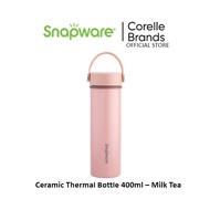 Corelle Brands Snapware Ceramic Thermal Bottle 400ml - Milk Tea