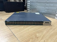 Cisco 3560X-48PF-E Gig PoE switch มือสองพร้อมใช้งาน