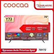 COOCAA LED TV 70 INCH ANDROID - DIGITAL TV 4K UHD ( 70Y72 )
