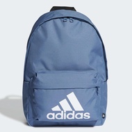 adidas 後背包 雙肩包 學生包 夾層收納 四色經典大LOGO 藍-HC2959