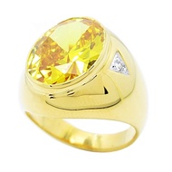 promotionnn แหวนผู้ชาย แหวนพลอยสีเหลือง พลอยบุษราคัม เพชร cz แท้ ชุบทอง 24k ราคาถูก ทอง ทองคำ สร้อยคอ กำไร สร้อยทอง ต่างหู สร้อยข้อมือ แหวน  ไม่ลอก ไมดำ  หุ้มทอง