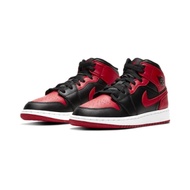 Nike Air Jordan 1 Mid Banned GS 黑紅中筒 554725-074