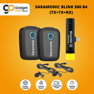 Saramonic Blink 500 B4 (TX+TX+RX ) Wireless Mic -  2 Tahun