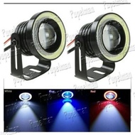 Aksesoris Mobil 89 mm Foglamp led Angel eyes Lampu Led Kabut Fog Lamp Depan Bemper Bumper Malam Mobil Avanza Xpander Calya Innova Gran Max Brio Satya Sigra Xenia Rush Carry Ertiga HR-V Ayla Terios Agya Ignis Mobilio APV Asesoris Mobil Acesoris Mobil