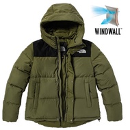 【美國 The North Face】女新款 WindWall 防風防潑可調節連帽鵝絨羽絨外套.夾克/4NEZ-7D6 綠色 N