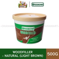 WESSBOND Wood Filler Putty - Fast-Drying! Colour Options available (Natural, lighter tone of Brown)
