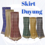 iWholesales Muslimah Glitter Stretchy Printed Skirt Duyung /  Elastic Waist Skirts / Kain Songket Berkilat Popular [Ready Stock]