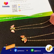 TBS สร้อยคอโซ่อิตาลี 0.3 กรัม ทองแท้75% + พร้อมจี้แบบต่างๆรวม 0.4-0.5 กรัม ราคาเริ่มต้นเพียง 928 บาท ทองคำแท้99.99% ขายได้ จำนำได้ มีใบรับประกัน