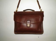 Coach Vintage 復古 古著 美國製造 茶色公事包 斜背包 棍子書包 (二手)