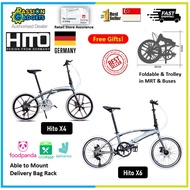 ⭐Official HITO Authorised Distributor 🔥SG HITO X4 X6 Pro 20 INCH Foldable Bike 7 Speed Ultra-light Portable 22inch Sport