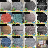 FLAKE COATING / 0.5KG / Lapisan Epoxy Serpihan Warna Flake coating / Epoxy Flake Coating System for Toilet & Kitchen Floor Tile etc / wpc