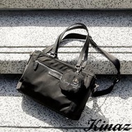 【KINAZ】拉桿插袋多層防潑水斜背肩背托特包-國王系列