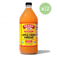 美國Bragg 有機蘋果醋 原箱(12x946ml )#05001321 Bragg Organic Apple Cider Vinegar #有機認證, 美容養顏，有助血液流暢