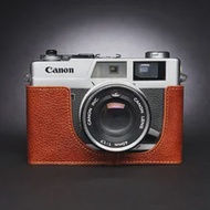 Design for Canon QL17 QL19 Giii G3camera Handmade Genuine Leather Camera case Half Cover