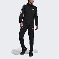 Adidas M Sereno TS [H28922] 男 運動套裝 長袖外套 長褲 經典 休閒 日常 黑白