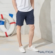 Nautica修身快乾高爾夫短褲 -藍色