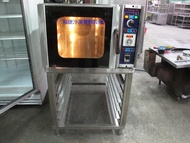 **福康冷凍餐飲設備** (已售出) 中古 營業用旋風烤箱.二手炫風溫度控制烤箱+烤盤架.營業用大烤箱