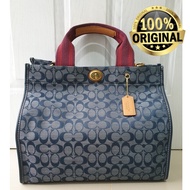 coach chambray tote 34