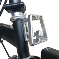TWTOPSE Folding Bike Front Carrier Block For 2 3 Holes Brompton Dahon 3SIXTY PIKES CAMP Tern JAVA Fnhon Crius Folding Bicycle Bag Holder