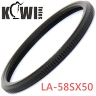 【Kiwifotos】金屬LA-58SX50相機轉接環套筒鏡頭轉接器(適Canon佳能G3X SX70 SX60 SX50 SX40 SX520 HS)