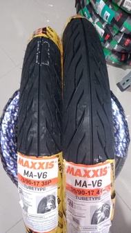 paket 2 ban luar Maxxis MA-V6 70/90-17 dan 80/90-17 tubetype