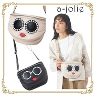 NEW!a-jolie×LOWELLThings Collaboration Bag Sunglasses Smile Shoulder Nylon material Very popular in Japan！