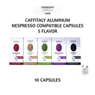 'CAFFITALY' Nespresso 'Aluminum' Coffee Capsules 5 Flavors (10 capsules)